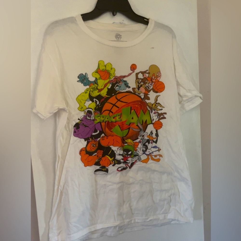 White space jam graphic t-shirt